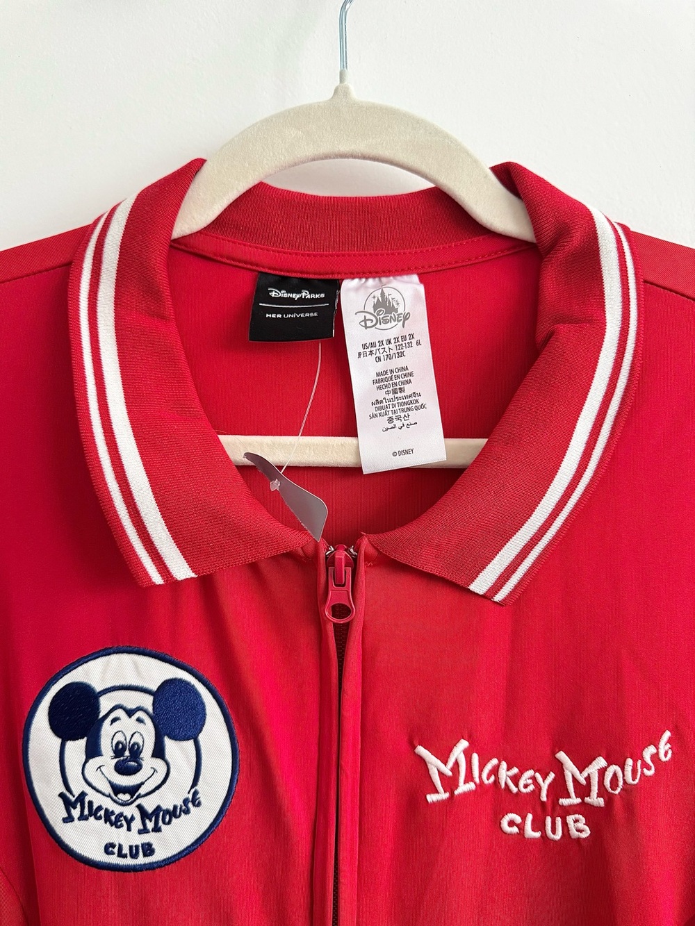 NWT Disney Mickey Mouse Club Embroidered Athletic Dress By Her Universe Size 2X - Picture 3 of 15